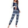 Ekouaer Christmas Pajamas for Women Cute Print Long Sleeve Pj Lounge Set(Christmas Crew)