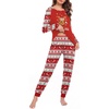 Ekouaer Christmas Pajamas for Women Cute Print Long Sleeve Pj Lounge Set(Christmas Reindeer)