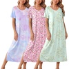 Light Green Floral/Pink Floral/Purple Tie Dye
