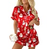 Christmas Red Santa Snowman