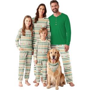 Ekouaer Family Christmas Pajamas Matching Sets Pjs Holiday Lounge Sets(Socks)