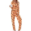 Ekouaer Womens Cotton Pajamas Set Long Sleeve Button Down Pjs with Pockets(Halloween)