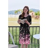 Ekouaer Zip Up Robes for Women Short Zipper Front House Coats with Pockets(Cherry Blossoms)
