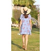 Ekouaer Women Zipper Front House Coat Robe Zip Up Bathrobes Short Nightgown(Hibiscus Floral)