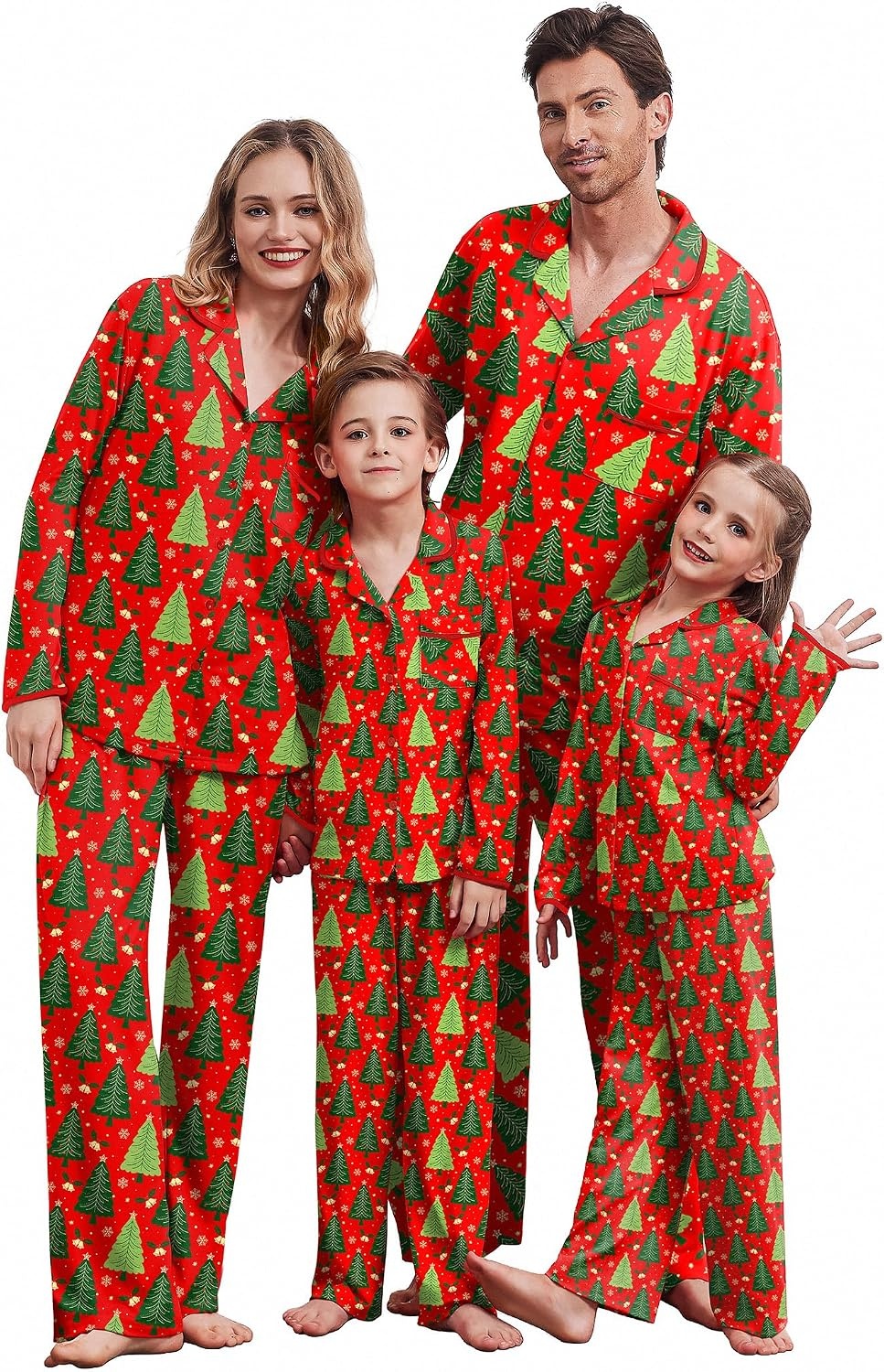 image:imageEkouaer Family Christmas Pajamas Matching Pjs Sets for Women Men and KidsChristmas Tree