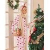 Ekouaer 2 Pack Womens Pajama Sets Long Sleeve Pjs Soft Comfy Lounge Set(Xmas Navy+xmas Pink)