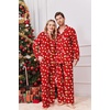 Ekouaer Family Christmas Pajamas Matching Pjs Sets for Women, Men and Kids(Cartoon Santa Claus)