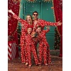 Ekouaer Family Christmas Pajamas Matching Pjs Sets for Women, Men and Kids(Cartoon Santa Claus)