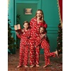 Ekouaer Family Christmas Pajamas Matching Pjs Sets for Women, Men and Kids(Cartoon Santa Claus)