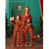 Ekouaer Family Christmas Pajamas Matching Pjs Sets for Women, Men and Kids(Christmas Tree)
