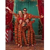 Ekouaer Family Christmas Pajamas Matching Pjs Sets for Women, Men and Kids(Christmas Tree)