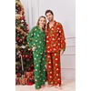 Ekouaer Family Christmas Pajamas Matching Pjs Sets for Women, Men and Kids(Christmas Wreath)