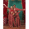 Ekouaer Family Christmas Pajamas Matching Pjs Sets for Women, Men and Kids(Gingerbread Man)
