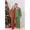 Ekouaer Family Christmas Pajamas Matching Pjs Sets for Women, Men and Kids(Green Christmas Elf)