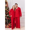 Ekouaer Family Christmas Pajamas Matching Pjs Sets for Women, Men and Kids(Red)