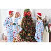 Ekouaer Family Matching Pajamas Christmas Sleepwear Long Sleeve Pjs Set(Christmas Snowman Socks)