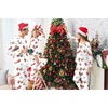 Ekouaer Family Matching Pajamas Christmas Sleepwear Long Sleeve Pjs Set(Santa Claus’s Sleigh)
