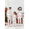 Ekouaer Family Matching Pajamas Christmas Sleepwear Long Sleeve Pjs Set(Santa Claus’s Sleigh)