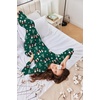 Ekouaer Women Pajama Sets 100% Cotton Pj Sets Comfy Long Sleeve Lounge Set(Green Christmas Snowmen)