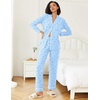 Ekouaer Womens Pajamas Set Button Down Long Sleeve Top & Pants Lounge Sets