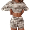 Brown Abstract Stripes