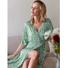 Ekouaer 3 in 1 Labor/Delivery/Hospital Gown 2 Pack Maternity Dress Nursing Nightgown Sleepwear(Green Dandelion)