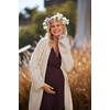 Ekouaer 3 in 1 Labor/Delivery/Hospital Gown 2 Pack Maternity Dress Nursing Nightgown Sleepwear(Maroon)