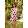 Ekouaer Labor and Delivery Gown Maternity Nursing Nightgown Breastfeeding(Heart Print)