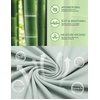 Ekouaer Long Nightgowns for Women Bamboo Viscose Short Sleeve House Dresses(1- Daisy Green)