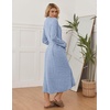 Ekouaer Womens Robe Long Lightweight Bathrobe Soft Light Bath Robe S-3XL(A-light Blue)