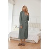 Ekouaer Womens Robe Long Lightweight Bathrobe Soft Light Bath Robe S-3XL(Army Green)