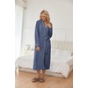 Ekouaer Womens Robe Long Lightweight Bathrobe Soft Light Bath Robe S-3XL(Navy Blue)