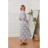Ekouaer Womens Robe Long Lightweight Bathrobe Soft Light Bath Robe S-3XL(Star)