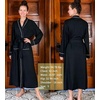 Ekouaer Womens Robe Long Lightweight Bathrobe Soft Light Bath Robe S-3XL(Wine Red)