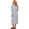 Striped Light Blue and White