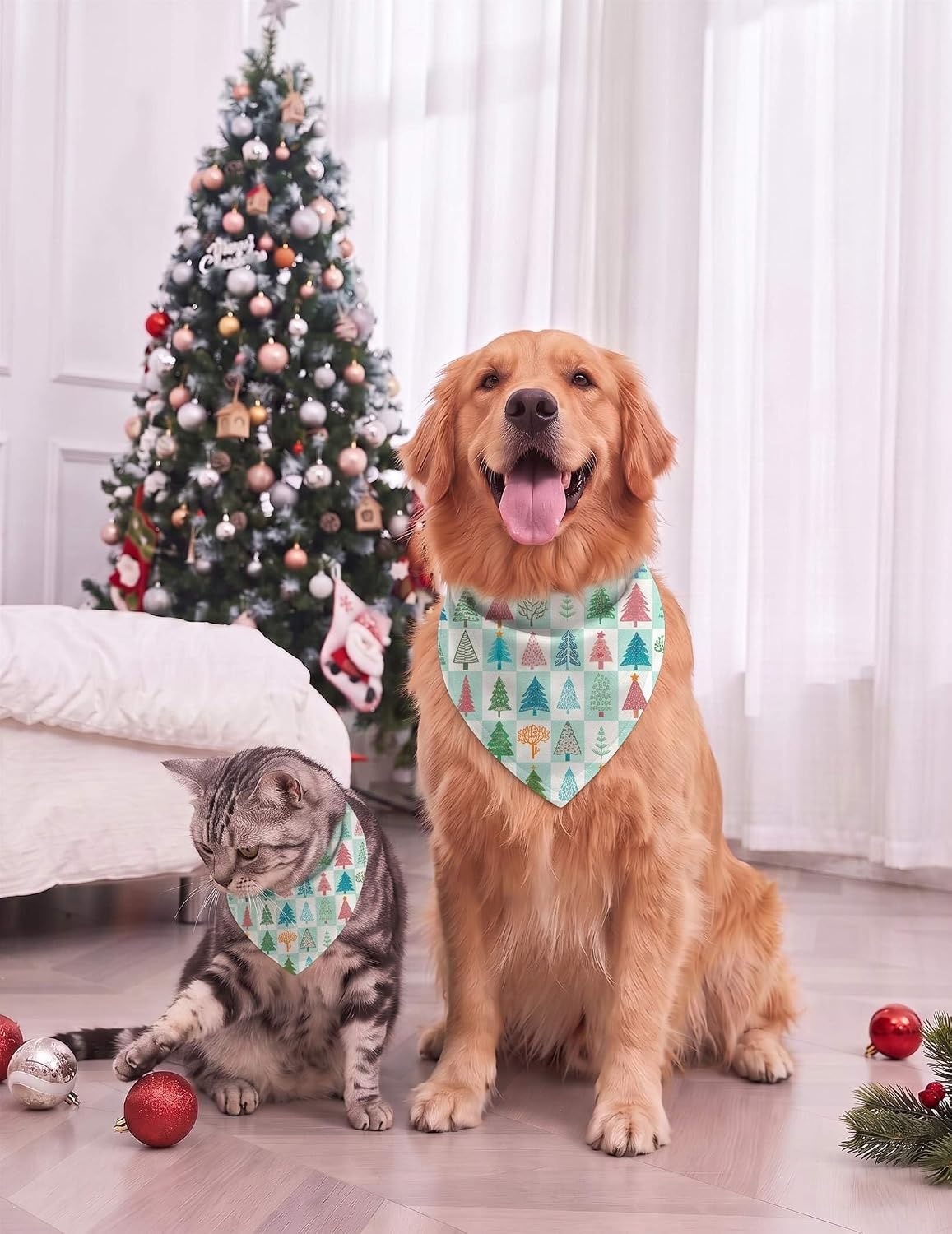 image:imageEkouaer Family Christmas Pajamas Matching sets Soft Pjs Holiday Lounge SetsChristmas Trees
