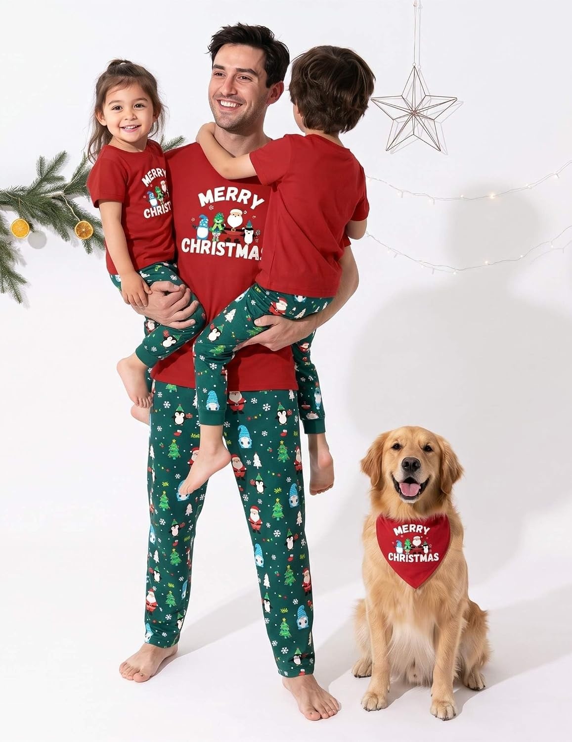 image:imageEkouaer Family Christmas Pajamas Matching sets Soft Pjs Holiday Lounge SetsMerry Christmas
