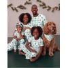 Ekouaer Family Christmas Pajamas Matching sets Soft Pjs Holiday Lounge Sets(Christmas Trees)