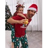Ekouaer Family Christmas Pajamas Matching sets Soft Pjs Holiday Lounge Sets(Merry Christmas)