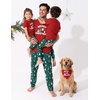 Ekouaer Family Christmas Pajamas Matching sets Soft Pjs Holiday Lounge Sets(Merry Christmas)