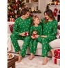 Ekouaer Matching Family Sets Christmas Pajamas Set Xmas PJS Sleepwear(Christmas Elk – Green)