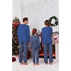 Ekouaer Matching Family Sets Christmas Pajamas Set Xmas PJS Sleepwear(Christmas Gift – Navy Blue)