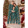 Ekouaer Matching Family Sets Christmas Pajamas Set Xmas PJS Sleepwear(Christmas Holiday Print – Green)