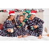 Ekouaer Matching Family Sets Christmas Pajamas Set Xmas PJS Sleepwear(Christmas-navy)