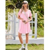Ekouaer Nightgowns for Women Bamboo Viscose Night Gown Soft Sleep Shirt(Pink)