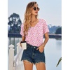 Ekouaer Nightgowns for Women Bamboo Viscose Night Gown Soft Sleep Shirt(Pink Floral)