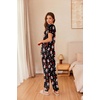 Ekouaer Pajamas for Womens Set Soft 2 Piece Loungewear with Jogger Pants(Snowman)
