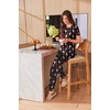 Ekouaer Pajamas for Womens Set Soft 2 Piece Loungewear with Jogger Pants(Snowman)