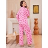 Ekouaer Women’s Pajama Sets Soft Long Sleeve Pjs Cute Button Down Sleepwear(Bow Pink)