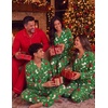 Ekouaer Women’s Pajama Sets Soft Long Sleeve Pjs Cute Button Down Sleepwear(Xmas Green)